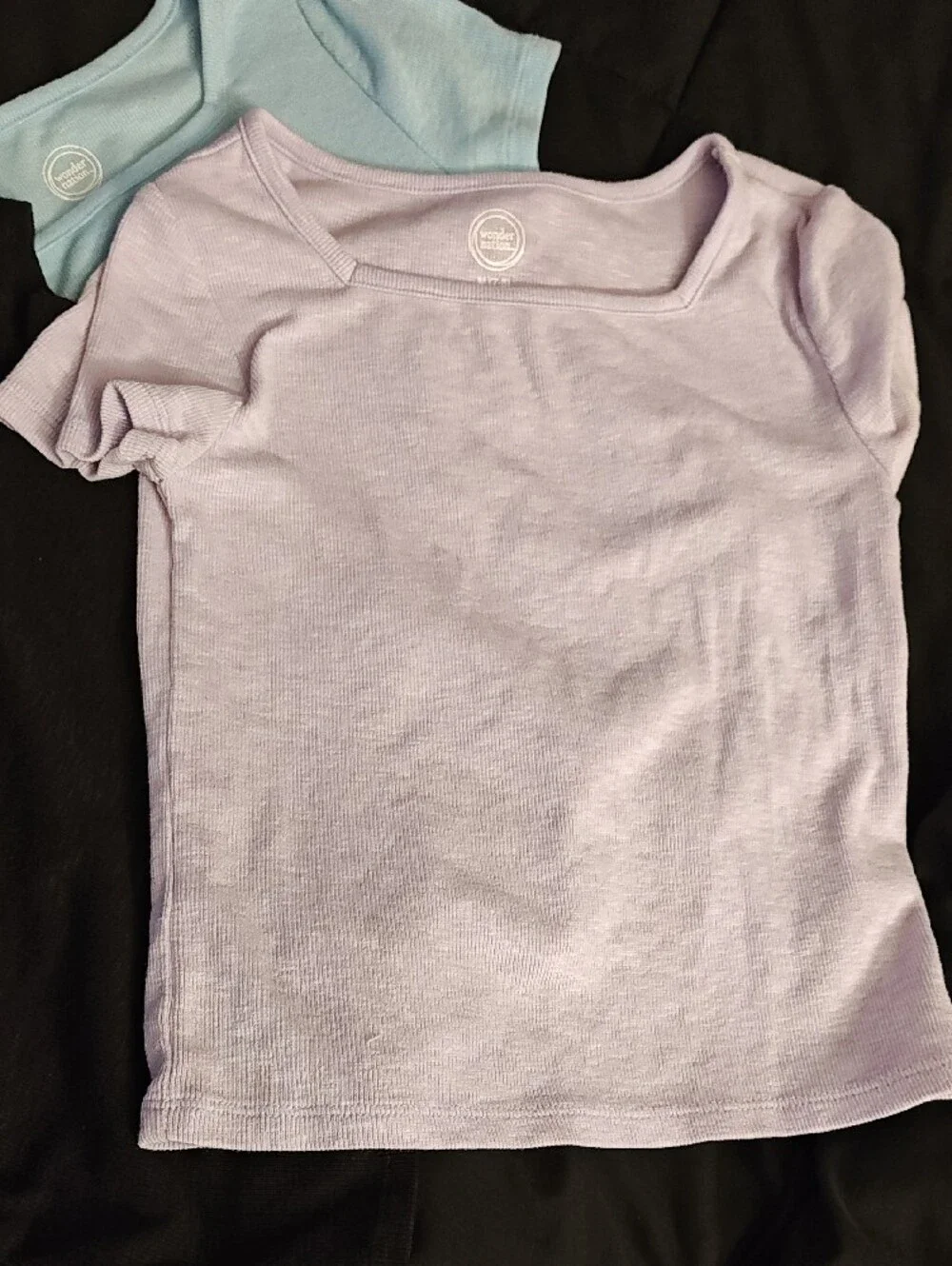 Kids Short-Sleeve Tee Pack - Black, Light Blue & Lavender